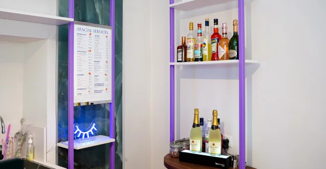Facial treatment at the AFACIAL Skinbar